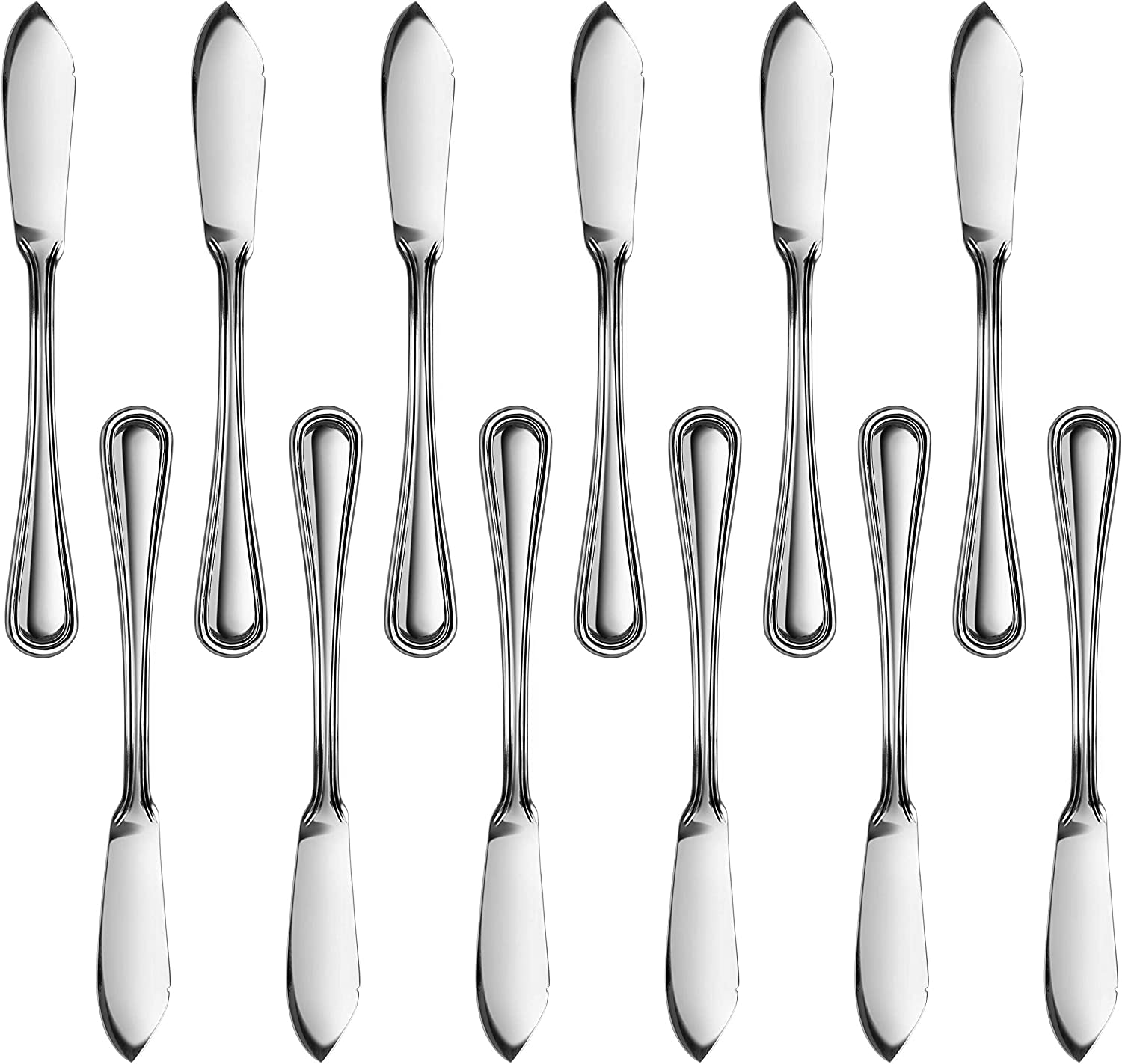 New Star Foodservice 58222 Cucchiaio Da Tè Freddo In Acciaio Inox 18/0, Modello Slimline, Lunghezza 19,1 Cm, Confezione Da 12 Pezzi - 2