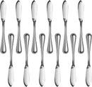 New Star Foodservice 58024 Slimline Pattern, 18/0 Stainless Steel, Butter Knife, 6.3-Inch, Set of 12