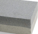 New Star Foodservice 36503 Combination Sharpening Stone Knife Sharpener, 12" x 2-1/2" x 1-1/2", Gray