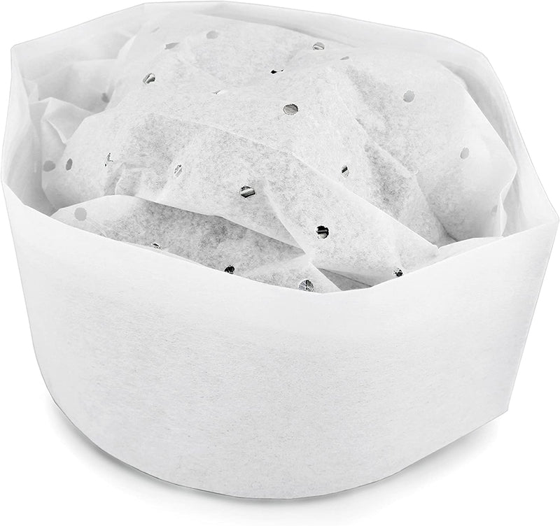 New Star Foodservice 32192 Disposable Non Woven Flat Chef Hat, 3.5-Inch, White, Set of 100