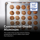 New Star Foodservice 36749 Commercial-Grade 16-Gauge Aluminum Sheet Pan/Bun Pan, 18" L x 26" W x 1" H (Full Size) | Measure Oven (Recommended)