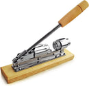 New Star Foodservice 28003 Heavy Duty Pecan Nut Cracker, Nickel-plated Steel/wood Base