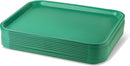 New Star Foodservice 24784 Green Plastic Fast Food Tray, 14 by 18-Inch, Set of 12