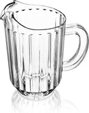 New Star Foodservice 46113 Resturant-Grade Polycarbonate Plastic Pitcher, 60 oz, Clear, Set of 12