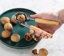 New Star Foodservice 28324 Heavy Duty Pecan and Nutcracker with Wood Handles