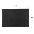 New Star Foodservice 48438 Rubber Bar Service Mat for Counter Top, 26.5-Inch by 3.25-Inch, Black