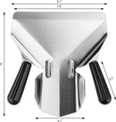 New Star Foodservice 37784 Stainless Steel Commercial French Fry Bagger with Dual Handle