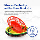 New Star Foodservice 44188 Fast Food Baskets, 9.25 x 6 inch Oval, Set of 12, Yellow