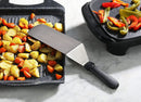 New Star Foodservice 36190 Plastic Handle Flexible Grill Turner/Spatula, 14.5-Inch, Black