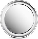 New Star Foodservice 50738 Restaurant-Grade Aluminum Pizza Pan, Baking Tray, Wide Rim, 10-Inch