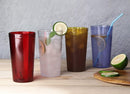 New Star Foodservice 46380 Tumbler Beverage Cup, Stackable Cups, Break-Resistant Commercial SAN Plastic, 16 oz, Clear, Set of 12
