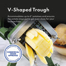 New Star Food Service 42313 Commercial Restaurant French Fry Cutter with Suction Feet, 1/2-Inch