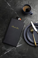 New Star Foodservice 27020 Guest Check Presenter, 10"x 5.5", Set of 60, (Black)