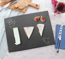 New Star Foodservice 28546 Artaste Slate Cheese Board, 12" By 16 Black