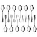New Star Foodservice 58123 Slimline Pattern, 18/0 Stainless Steel, Dinner Spoon, 7.25-Inch, Set of 12