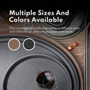 New Star Foodservice 25514 Non-Slip Tray, Plastic, Rubber Lined, Oval, 22 x 27-Inch,Large, Black