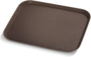 New Star Foodservice 25125 Restaurant Grade Non-Slip Tray, Plastic, Rubber Lined, Rectangular, 14-Inch x 18-Inch, Brown