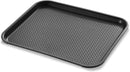 New Star Foodservice 24692 Black Plastic Fast Food Tray, 14 by 18-Inch, Set of 12