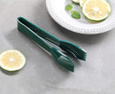 New Star Foodservice 35599 Utility Tong, High Heat Plastic, Straight Edge, 6 Inch, Set of 12, Green