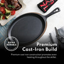 New Star Foodservice | Cast Iron Fajita Set & Skillet Handle Cover