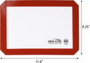 New Star Foodservice 36633 Commercial Grade Silicone Baking Mat Non-Stick Pan Liner, 8 x 12 Inch (Quarter Size)
