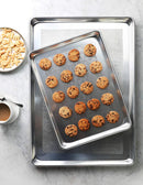 New Star Foodservice 36770 Commercial-Grade 18-Gauge Aluminum Sheet Pan/Bun Pan, Perforated 18" L x 26" W x 1" H (Full Size) | Measure Oven (Recommended)