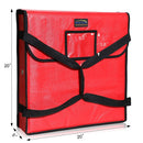 New Star Foodservice 50097 Insulated Pizza Delivery Bag, 20" by 20" by 5", Red