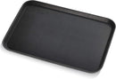 New Star Foodservice 25392 Restaurant Grade Non-Slip Tray, Plastic, Rubber Lined, Rectangular, 18" x 26" Inch (Large), Black