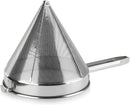 New Star Foodservice 34233 18/8 Stainless Steel China Cap Strainer, 8-Inch, Coarse Mesh
