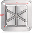 New Star Foodservice 37432 Commercial Restaurant 6-Wedge Blade Pusher Kit for French Fry Cutter, Metallic