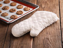New Star Foodservice 32123 Terry Cloth Oven Mitts, Up to 400F, 13-Inch, Set of 2