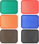 New Star Foodservice 26931 Orange Plastic Fast Food Tray, 10 by 14-Inch, Set of 12