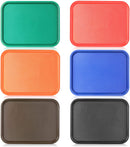 New Star Foodservice 24425 Green Plastic Fast Food Tray, 10 by 14-Inch, Set of 12