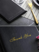 New Star Foodservice 27020 Guest Check Presenter, 10"x 5.5", Set of 60, (Black)