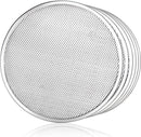 New Star Foodservice 50981 Restaurant-Grade Aluminum Pizza Baking Screen, Seamless, 18-Inch, Pack of 6