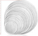 New Star Foodservice 50653 Restaurant-Grade Aluminum Pizza Baking Screen, Seamless, 8-Inch