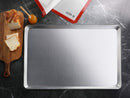 New Star Foodservice 36695 Commercial-Grade 12-Gauge Aluminum Open Bead Sheet Pan/Bun Pan, 18" L x 26" W x 1" H (Full Size) Pack of 12 | Measure Oven (Recommended)