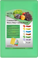 New Star Foodservice 28867 Cutting Board, 15x20x1/2-Inch, Green