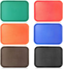 New Star Foodservice 28010 6-Piece Fast Food Tray, 12 by 16-Inch, Assorted Colors