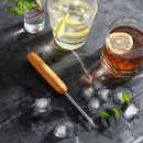 New Star Foodservice 48353 1 piece Ice Pick with Wood Handle, 7.5" Carbon Steel