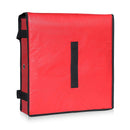 New Star Foodservice 50073 Insulated Pizza Delivery Bag, 18" by 18" by 5", Red