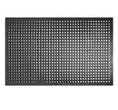 New Star Foodservice 54514 Commercial Grade Grease Resistant Anti-Fatigue Rubber Floor Mat, 36" x 60", Black