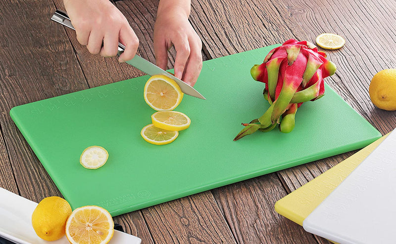 New Star Foodservice 28836 Cutting Board, 12x18x1/2-Inch, White